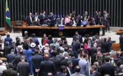 Plenário da Câmara dos Deputados em 9/12/2025