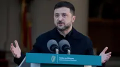 Владимир Зеленский во время визита в Ирландию