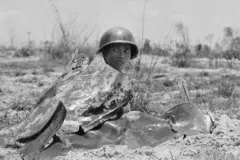 Một binh sĩ Việt Nam Cộng hòa trong trận đánh phía nam An Lộc năm 1972