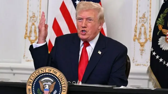 ټرمپ د وینا په حالت کې