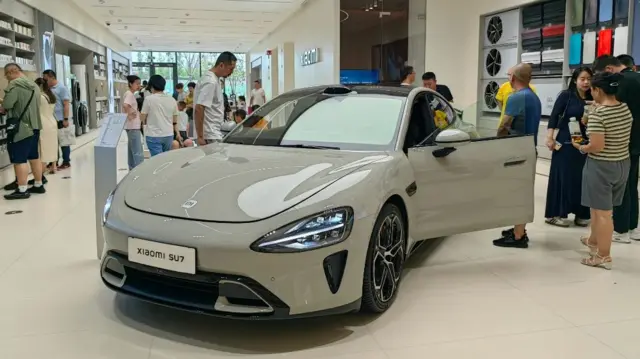 شیائومی SU7 به تازگی در چین رونمایی شد