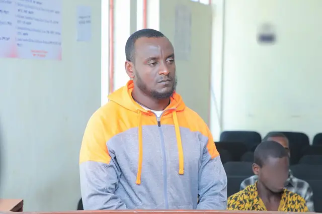 ጠላፊው ዋና ሳጅን የኋላመብራት ወልደማርያም ፍርድ ቤት ውስጥ