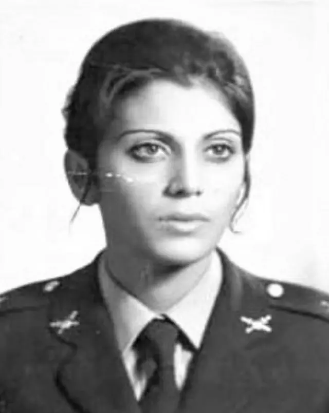 سودابه چمنآرا با لباس شهربانی