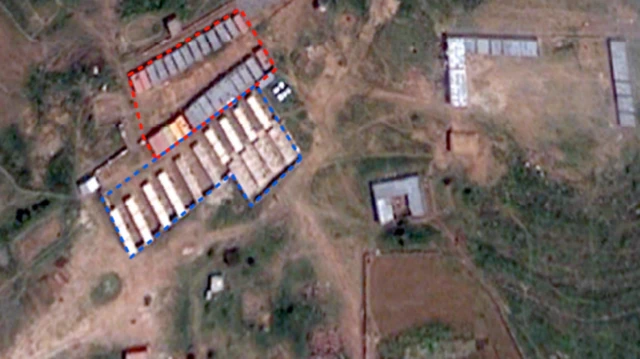 የማይ ስርዋ ወታደራዊ እስር ቤት የሳተላይት ምሥል