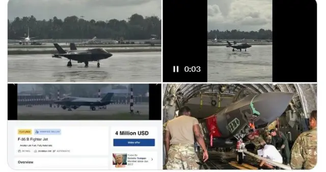 سوشل میڈیا پر طیارے کی مرمت نگرانی سے لے کر او ایل ایکس پر برائے فروخت لگانے کی تصاویر