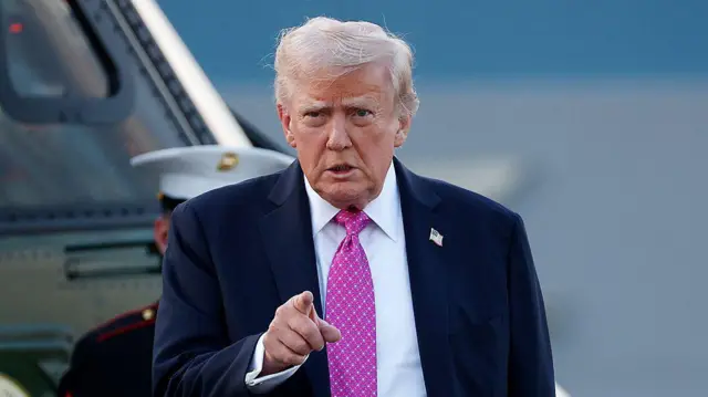 تصویر دونالد ترامپ، رئیس جمهور ایالات متحده امریکا