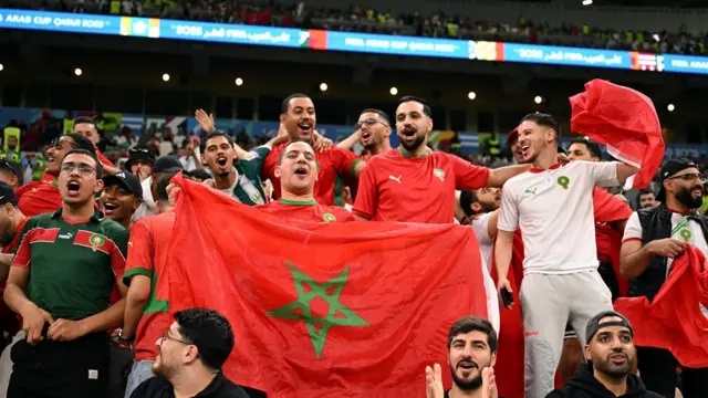 مشجعي منتخب المغرب