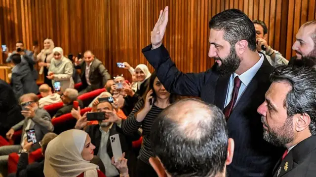 የሶሪያው ፕሬዚዳንት አህመድ አል ሻራ