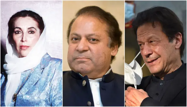 عمران خان، نواز شریف، بینظیر بھٹو