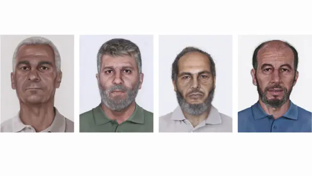 مطلوب افراد کی تصاویر