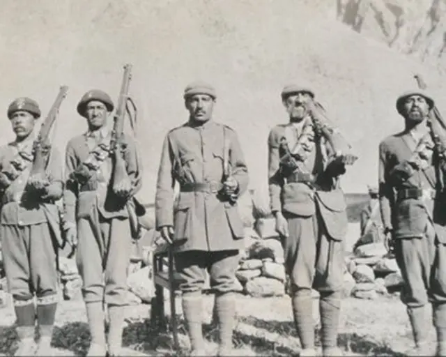 Members of the Chitral Scouts, c1920