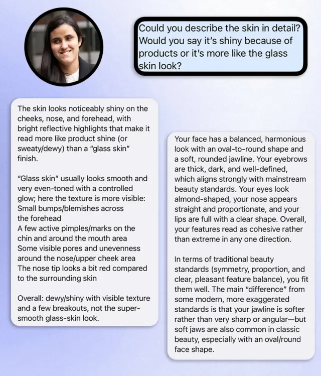 AI镜子程式的文字描述截图