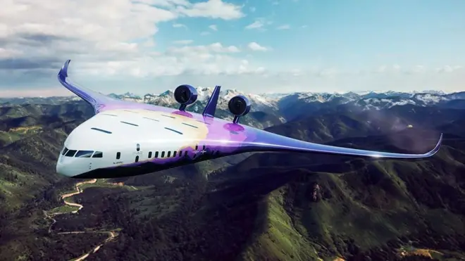 آوٹ بانڈ نے جو ڈیزائن پیش کیا ہے وہ روایتی طیاروں سے بالکل مختلف ہے