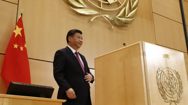 習近平在萬國宮（18/1/2017）