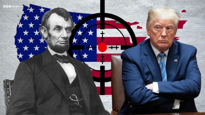 አብርሃም ሊንከን እና ዶናልድ ትራምፕ