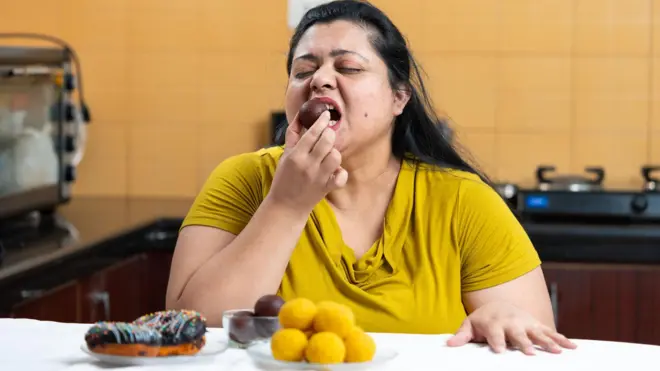 What is 'hedonic eating'?