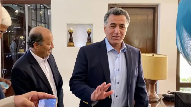 فیض حمید در هتل در کابل