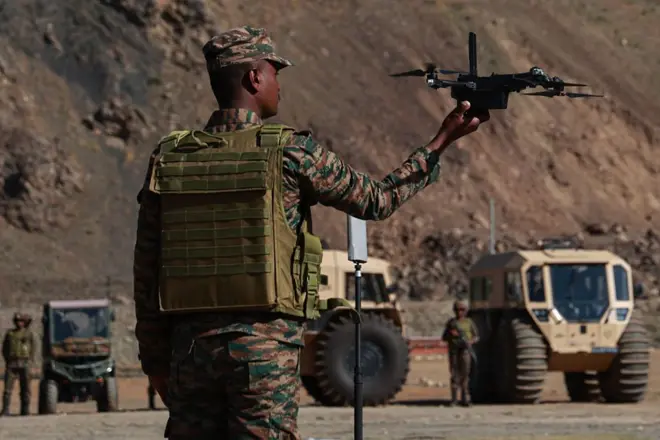 انڈین فوج ڈرون