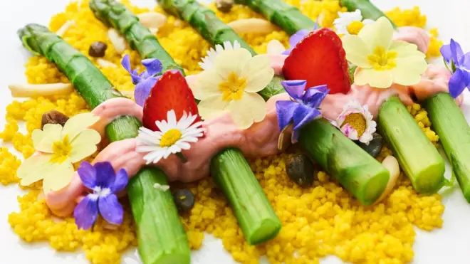 پھول اور کھانے