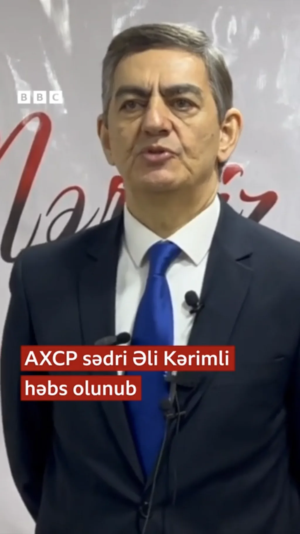 AXCP sədri Əli Kərimli həbs olunub