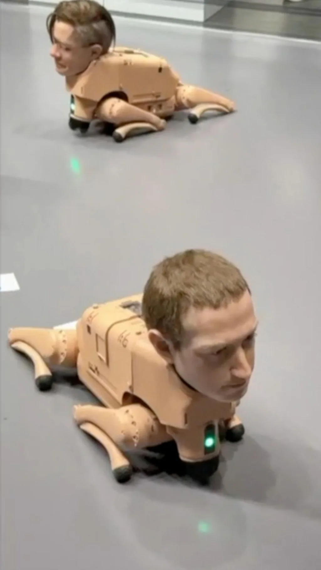 मस्क-ज़करबर्ग के ‘चेहरे’ वाले ये वायरल रोबोट डॉग्स