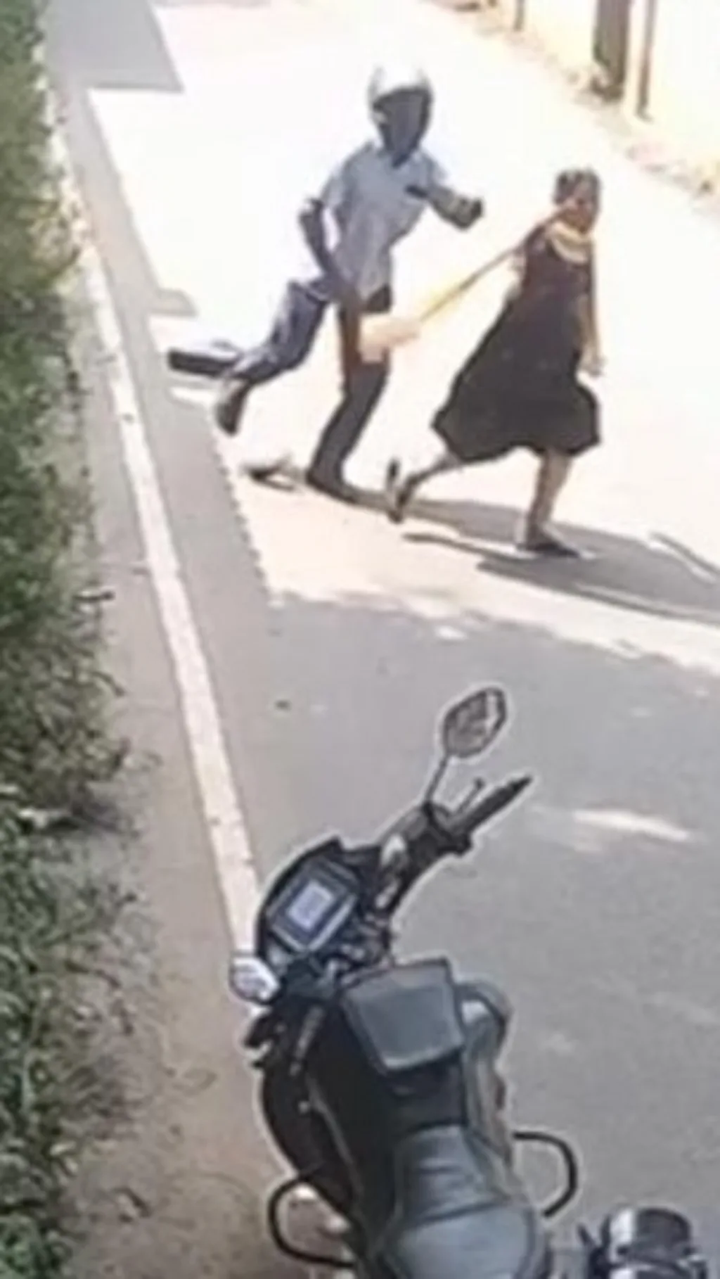 ચેઇન સ્નૅચર આવ્યો તો આ મહિલાએ શું કર્યું કે તે ભાગી ગયો?