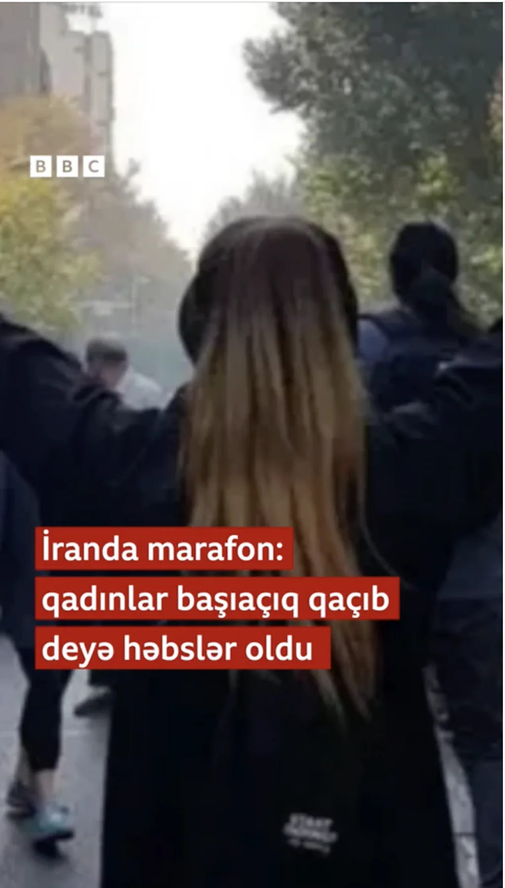 İranda marafon: qadınlar başıaçıq qaçıb deyə həbslər oldu