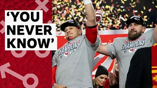 Patrick Mahomes says he will "cherish" his time with Kansas City teammate Travis Kelce.