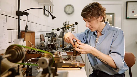 Andy Pilsbury The craft involved in watchmaking involves painstaking work that can take months and even years (Credit: Andy Pilsbury)