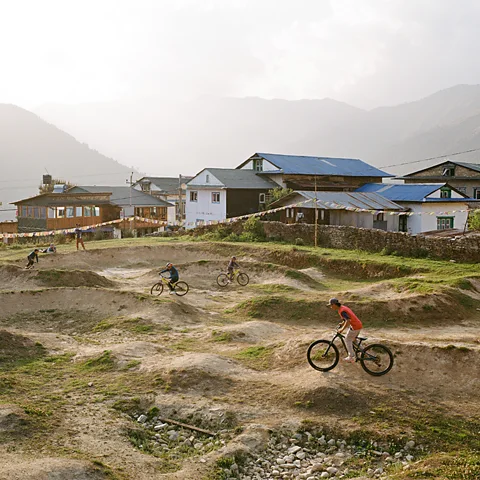 Josh Griggs The Phaplu Mountain Bike Club was created to offer greater opportunities for local Sherpa youth (Credit: Josh Griggs)