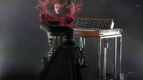 EPA/Shutterstock Lady Gaga on stage 