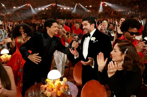 Getty Images Trevor Noah with Bad Bunny