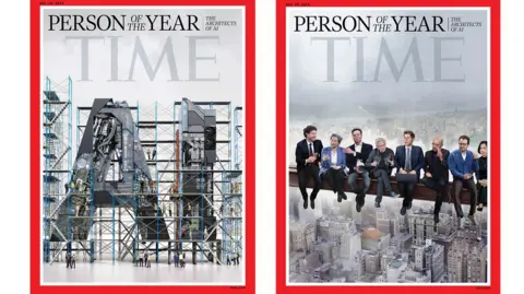 The two Time Magazine covers side-by-side