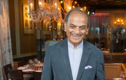 Alamy Head and shoulder photo of Veeraswamy restaurant co-owner Ranjit Mathrani