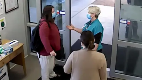 Erin Patterson checking herself out of hospital