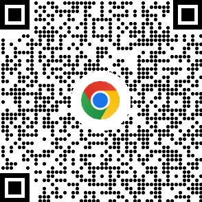 用于在移动设备中下载 Chrome 浏览器的二维码